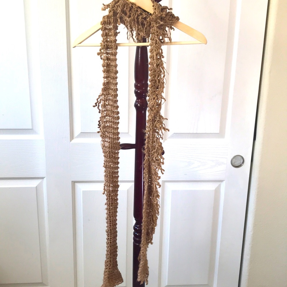 Bohemian brown scarf